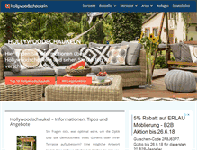 Tablet Screenshot of hollywoodschaukel24.net